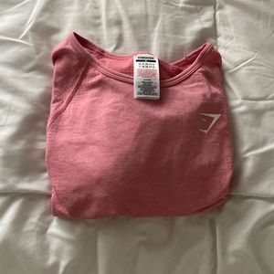 pink vital 2.0 gymshark top